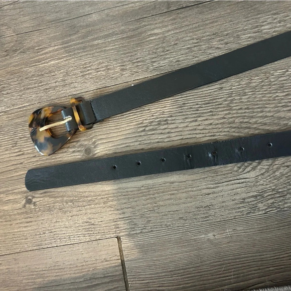 Accessories - Marble Faux Leather Belt